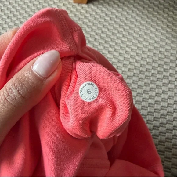 SoulCycle x lululemon Align High-Rise Short 8" in the color Raspberry Cream - Picture 6 of 7